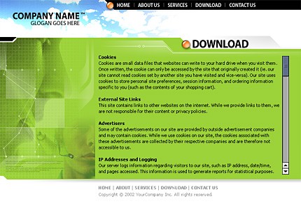 business&nbsp;site template