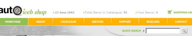 auto&nbsp;website template