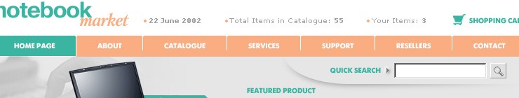 computer&nbsp;website template