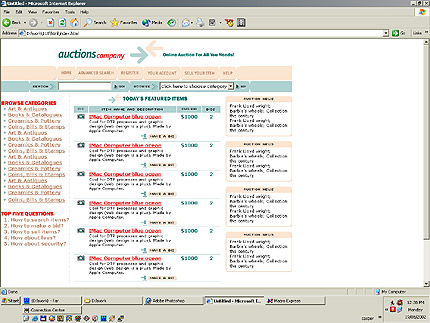 auction&nbsp;website template