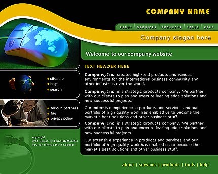 business&nbsp;site template