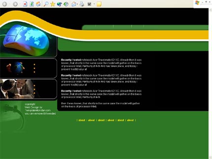 company&nbsp;website template