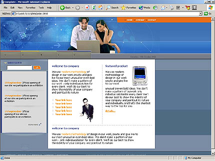 company&nbsp;website template