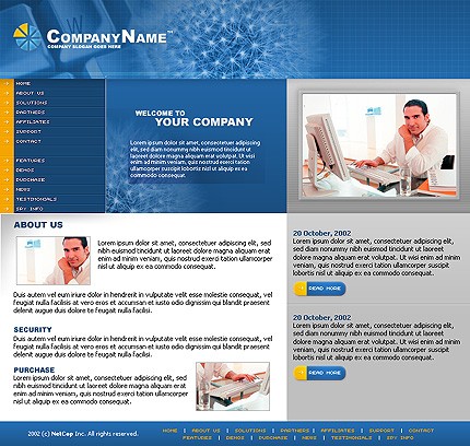 business&nbsp;site template
