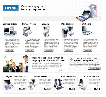 computer&nbsp;site template