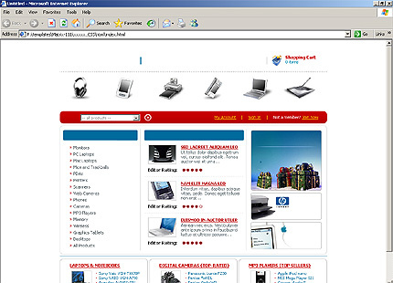 digital&nbsp;website template