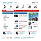 Ecommerce site template web 10022