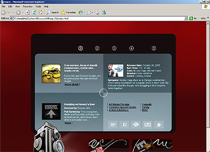 cinema&nbsp;site template