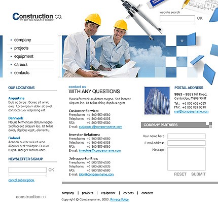 construction&nbsp;site template