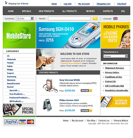 communications site template