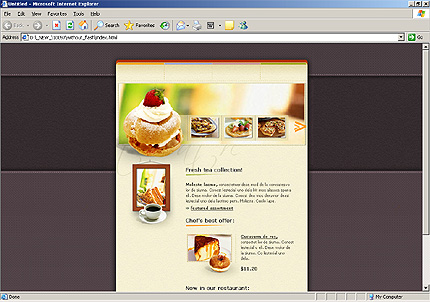 restaurant&nbsp;site template