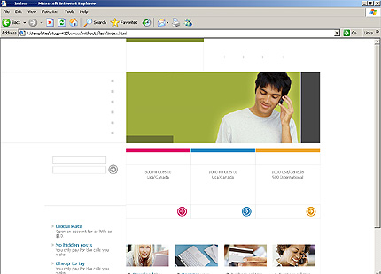 provider&nbsp;website template