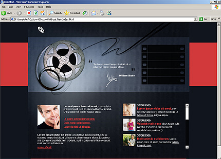 personal&nbsp;site template