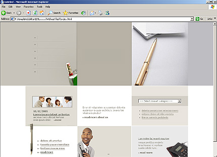 pen&nbsp;website template