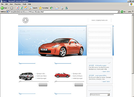 dealer&nbsp;website template