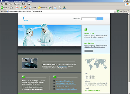 company&nbsp;website template