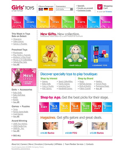 Template #10538, Oscommerce Main Page  Preview