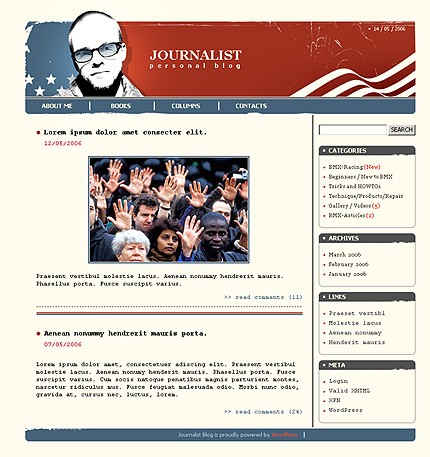 personal&nbsp;site template