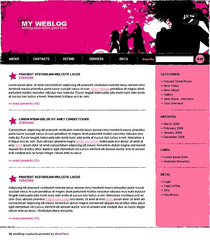 personal&nbsp;site template