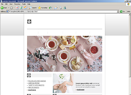 entertainment&nbsp;site template