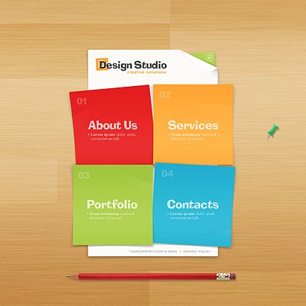 web&nbsp;site template