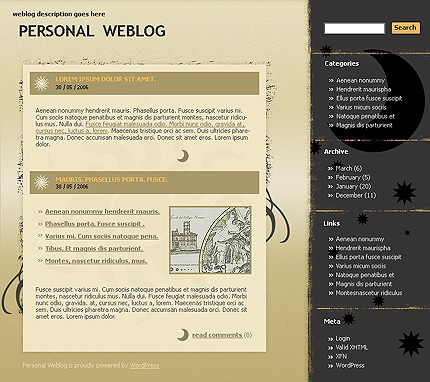 personal&nbsp;site template