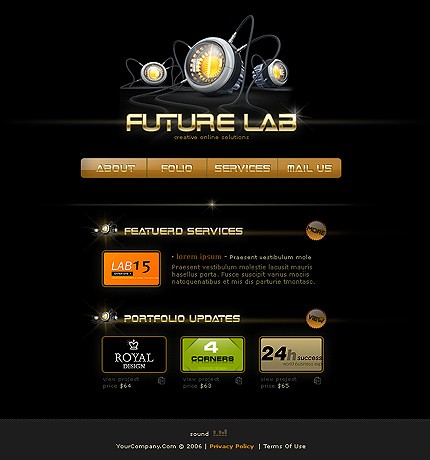 web&nbsp;site template