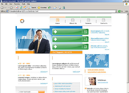 company&nbsp;website template