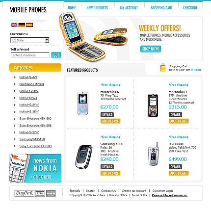 online&nbsp;site template