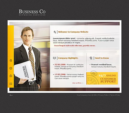 business&nbsp;site template