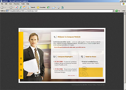 business&nbsp;site template