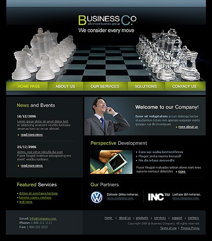 business&nbsp;site template