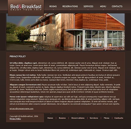 bed&nbsp;site template