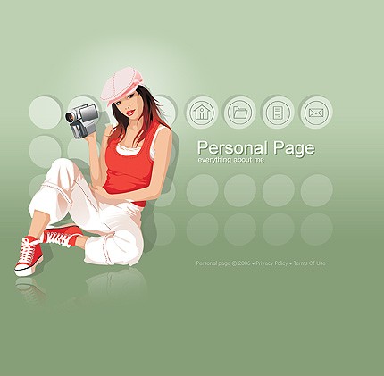 personal&nbsp;site template