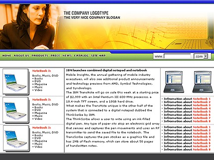 business&nbsp;site template