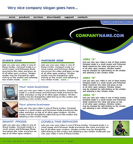 business&nbsp;site template