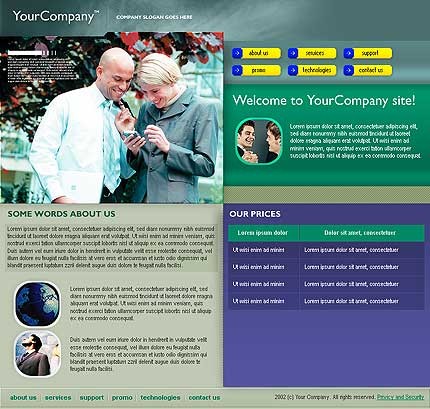 business&nbsp;site template