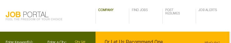 job&nbsp;website template
