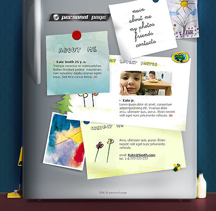 personal&nbsp;site template