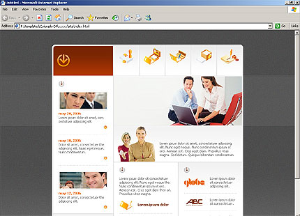 business&nbsp;site template