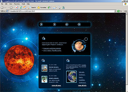 personal&nbsp;site template