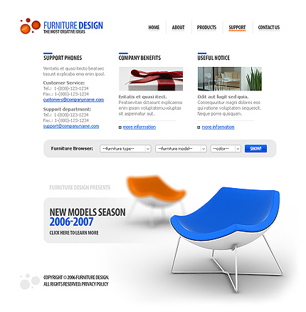 furniture&nbsp;site template