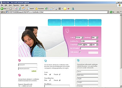 Template #11964, Html Content Page Screenshot