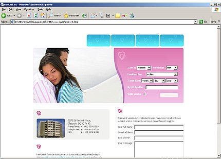Template #11964, Html Content Page Screenshot