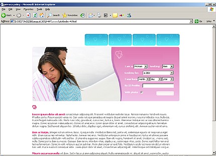 Template #11964, Html Content Page Screenshot