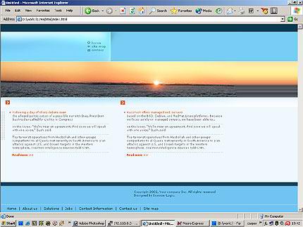 company&nbsp;website template