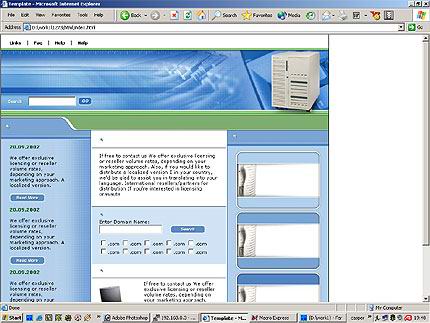 company&nbsp;website template