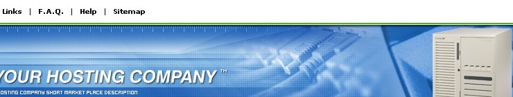 hosting&nbsp;website template