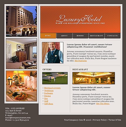 Hotel Web Design Template