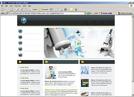 laboratory&nbsp;website template